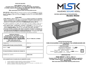 Manual de uso Misik MS232 Altavoz