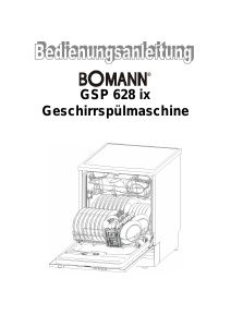 Bedienungsanleitung Bomann GSP 628 IX Geschirrspüler