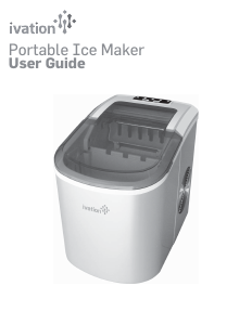 Manual Ivation IVAICECLEARTOPS Ice Cube Maker