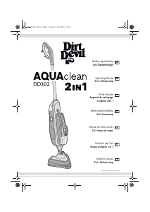 Mode d’emploi Dirt Devil DD302 AquaClean 2in1 Nettoyeur vapeur