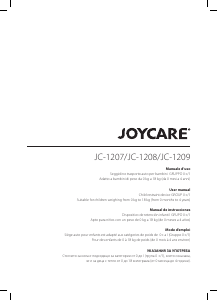 Manuale Joycare JC-1208 Spiritoso Seggiolino per auto