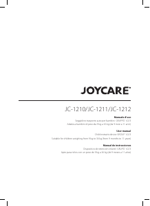 Handleiding Joycare JC-1211 Vivace Autostoeltje