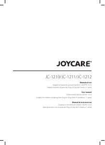Manuale Joycare JC-1210 Vivace Seggiolino per auto