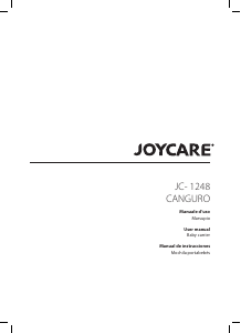 Manual de uso Joycare JC-1248 Canguro Portabebés