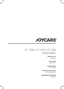 Mode d’emploi Joycare JC-1260 Cangurino Porte-bébé