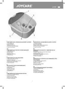 Manual Joycare JC-263 Foot Bath