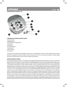 Manual Joycare JC-266 Carefeet Băie de picioare