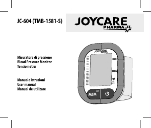 Manuale Joycare JC-604 Misuratore di pressione