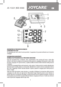 Manual Joycare JC-1321 Blood Pressure Monitor