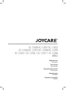 Handleiding Joycare JC-1200 Brio Kinderwagen