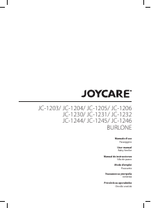 Manual de uso Joycare JC-1206 Burlone Cochecito