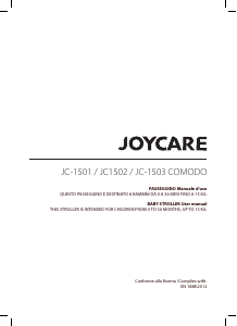 Manuale Joycare JC-1503 Comodo Passeggino