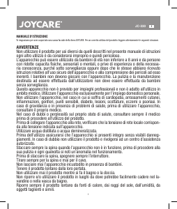 Manual Joycare JC-330 Sauna facial