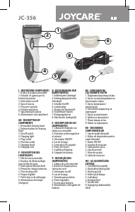 Manual de uso Joycare JC-356 Depiladora