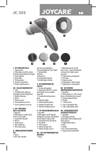 Manual de uso Joycare JC-355 Callus Free Eliminador de durezas