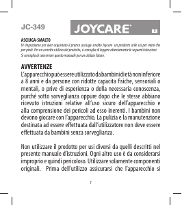 Наръчник Joycare JC-349 Easy Dry Сушилня за нокти