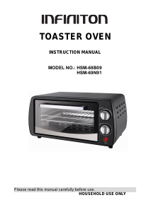 Manual Infiniton HSM-68B09 Oven