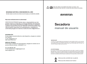 Manual de uso Infiniton SD-8BC Secadora