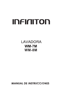 Manual de uso Infiniton WM-8M Lavadora
