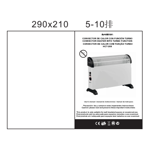 Manual de uso Infiniton HCT-200 Calefactor