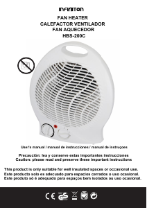 Manual de uso Infiniton HBS-200C Calefactor