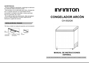 Manual de uso Infiniton CH-502GK Congelador