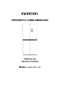 Handleiding Infiniton AMCB-496BC NFT Koel-vries combinatie