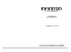 Handleiding Infiniton FG-1575S Koel-vries combinatie