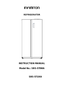 Manual Infiniton SBS-570WA Fridge-Freezer