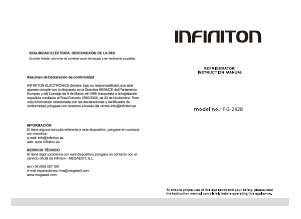 Bruksanvisning Infiniton FG-242B Kyl-frys