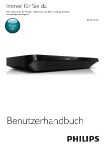 Bedienungsanleitung Philips BDP2100 Blu-ray player