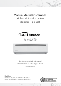 Manual de uso BGH BS35WFL4 Aire acondicionado