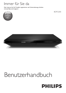 Bedienungsanleitung Philips BDP2200 Blu-ray player