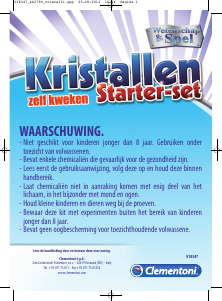 Handleiding Clementoni 66279 Kristallen Starter-set