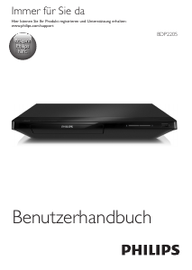 Bedienungsanleitung Philips BDP2205 Blu-ray player