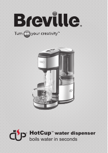 Manual Breville VKJ476 HotCup Water Dispenser