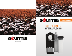 Manual Gourmia GCM6500 Coffee Machine