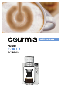 Manual Gourmia GCM3350 Coffee Machine