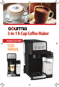 Manual Gourmia GCM4000 Coffee Machine