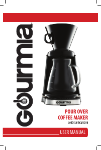 Manual Gourmia GCM3250 Coffee Machine