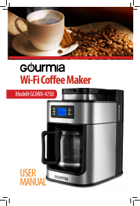 Manual Gourmia GCMW4750 Coffee Machine