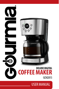 Manual Gourmia GCM2815 Coffee Machine