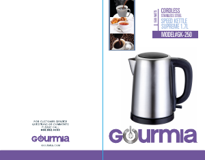 Manual Gourmia GK250 Kettle