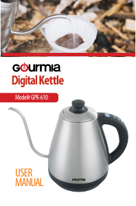 Manual Gourmia GPK610 Kettle