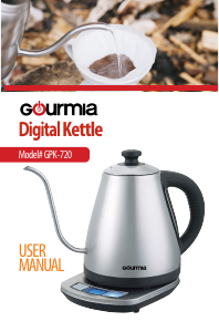 Bruksanvisning Gourmia GPK720 Vattenkokare