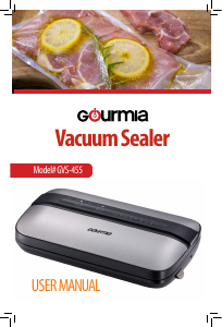 Manual Gourmia GVS455 Vacuum Sealer