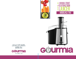 Bruksanvisning Gourmia GJ750 Juicepress