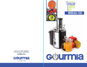 Manual Gourmia GJ1250 Juicer