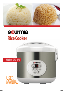 Manual Gourmia GRC870 Rice Cooker