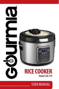 Manual Gourmia GRC970 Rice Cooker